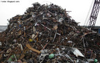 Imagem de um depósito  de vários tipos de materiais recicláveis, tais como: ferro, plástico, alumínio, fios de cobre etc. <br /> Palavras-chave: Alumínio.Ferro. Plástico. Sucata