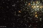 Aglomerado globular na galáxia NGC 1818.  <br /><br /> Palavras-chave: astronomia, aglomerado, NGC 1818, gravitação universal. 