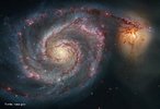 É uma galáxia espiral localizada na constelação de Canes Venatici. <br /><br />  Palavras-chave: Astronomia, movimento, gravitação universal, galáxia, hubble, NGC 5194.