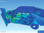 Coliso de automvel em um objeto. <br /><br /> Palavras-chave: Movimento, colises, colises elstica, corpo rgido, momentum, conservao do momentum, atrito, velocidade, rotao, som, dissipao de energia, massa.